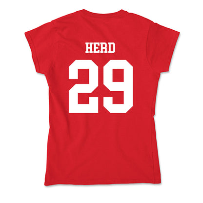 New Mexico - NCAA Baseball : Caleb Herd - Soft Style Women’s T-Shirt-1