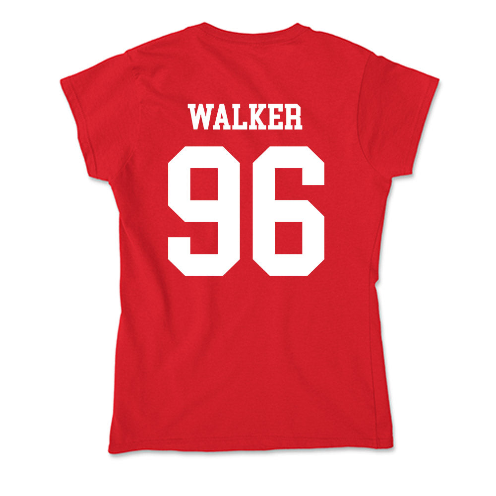 New Mexico - NCAA Football : Garrison Walker - Soft Style Women’s T-Shirt-1