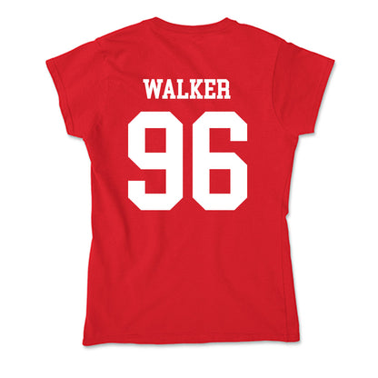 New Mexico - NCAA Football : Garrison Walker - Soft Style Women’s T-Shirt-1