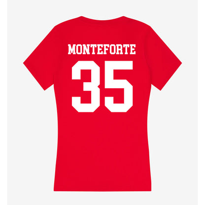 New Mexico - NCAA Baseball : Presley Monteforte - Women's V-Neck T-Shirt-1