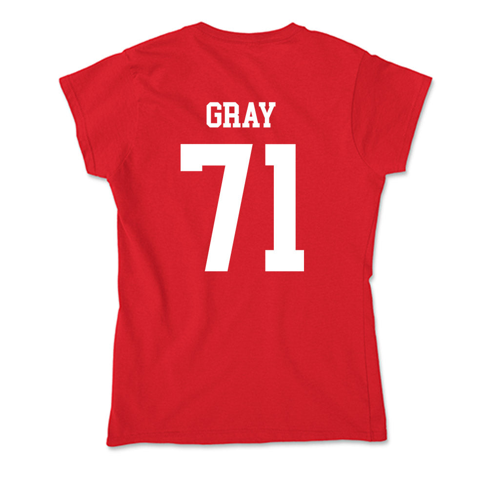 New Mexico - NCAA Football : Travis Gray - Soft Style Women’s T-Shirt-1