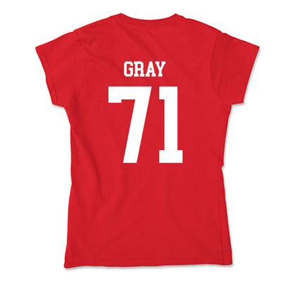 New Mexico - NCAA Football : Travis Gray - Soft Style Women’s T-Shirt-1