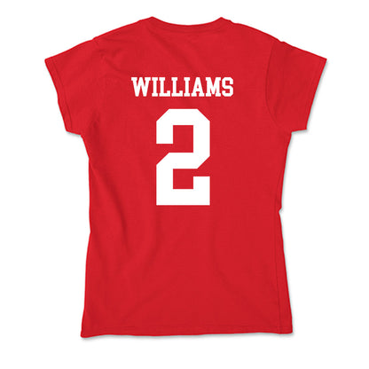 New Mexico - NCAA Football : Abraham Williams - Soft Style Women’s T-Shirt-1