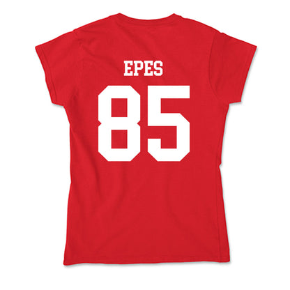 New Mexico - NCAA Football : Jackson Epes - Soft Style Women’s T-Shirt-1