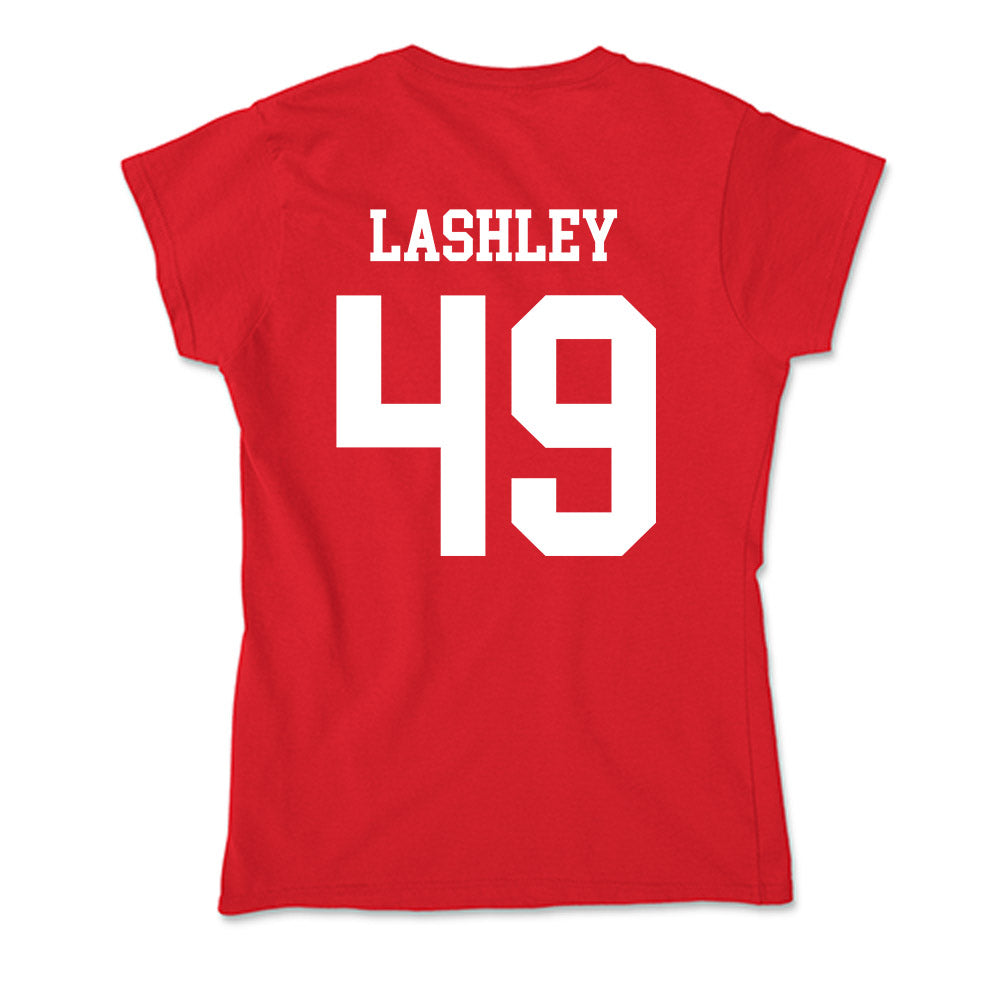 New Mexico - NCAA Football : Matthew Lashley - Soft Style Women’s T-Shirt-1