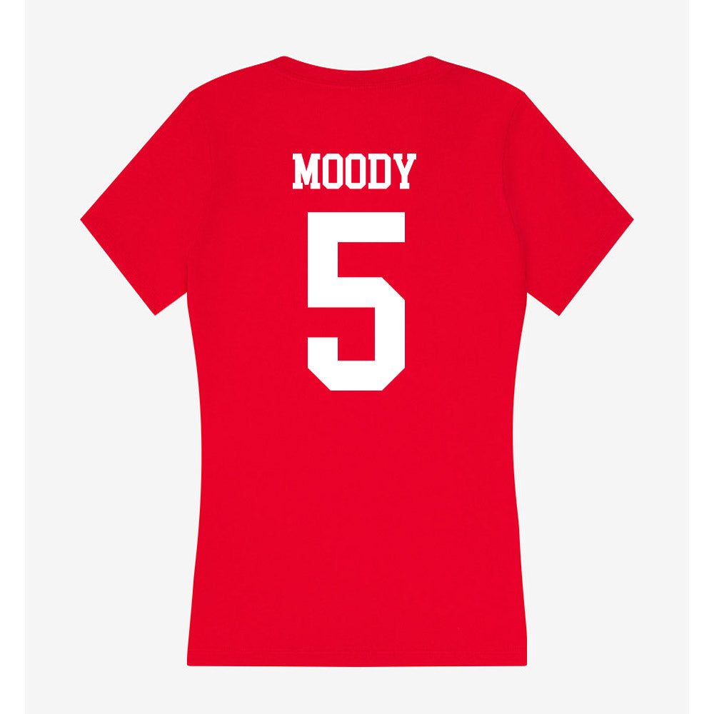 New Mexico - NCAA Women's Soccer : Ashley Moody - Women's V-Neck T-Shirt-1