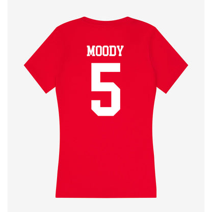 New Mexico - NCAA Women's Soccer : Ashley Moody - Women's V-Neck T-Shirt-1