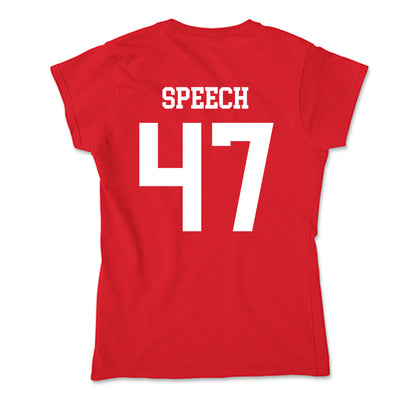 New Mexico - NCAA Football : Drew Speech - Soft Style Women’s T-Shirt-1