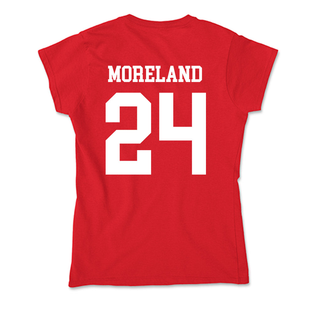New Mexico - NCAA Women's Basketball : Amhyia Moreland - Soft Style Women’s T-Shirt-1