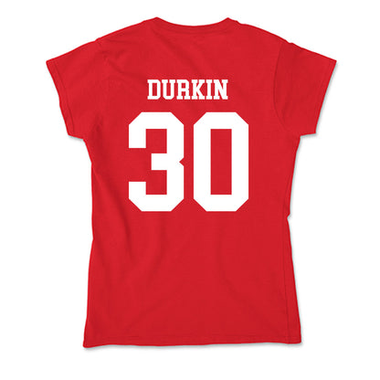 New Mexico - NCAA Football : Brendan Durkin - Soft Style Women’s T-Shirt-1