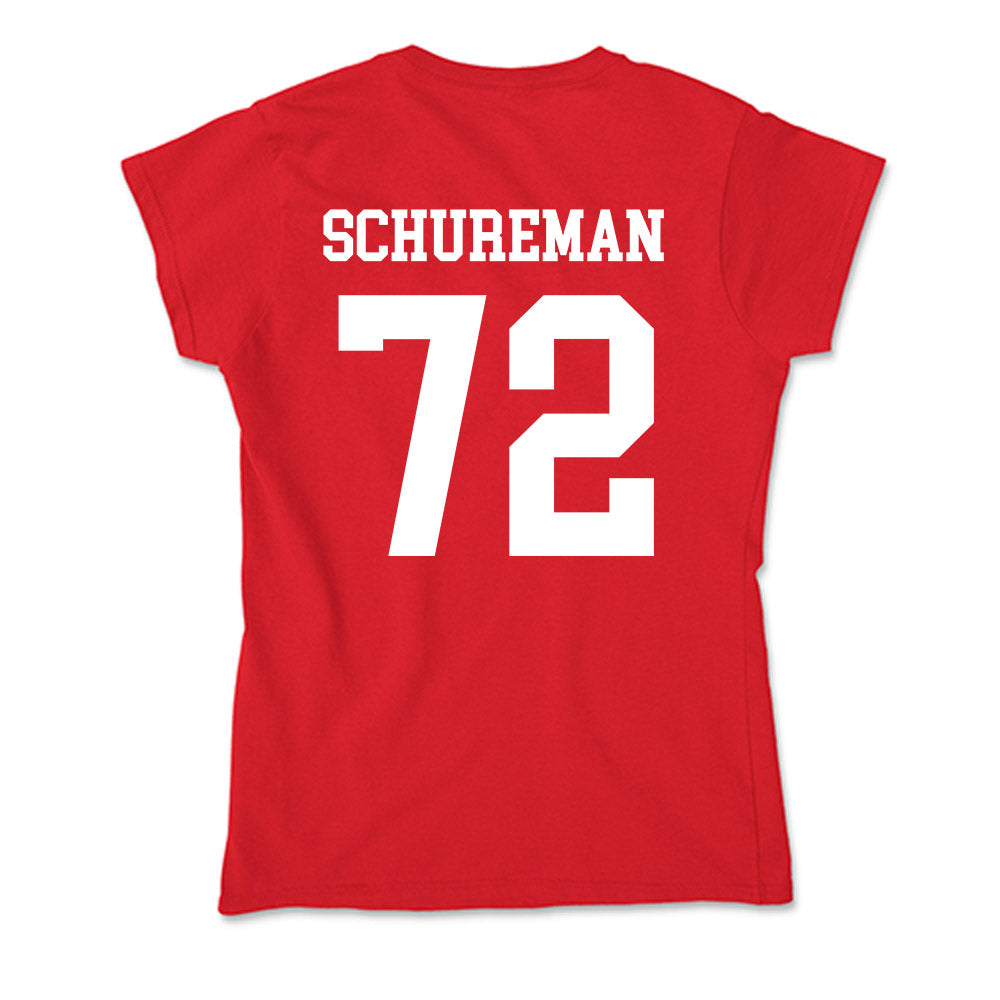New Mexico - NCAA Football : Griffin Schureman - Soft Style Women’s T-Shirt-1
