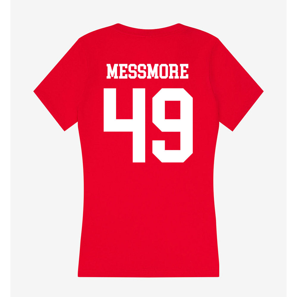 New Mexico - NCAA Baseball : Jack Messmore - Women's V-Neck T-Shirt-1