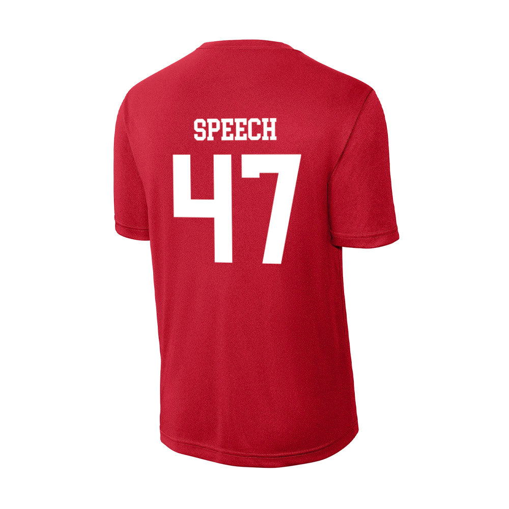 New Mexico - NCAA Football : Drew Speech - Activewear T-Shirt-1