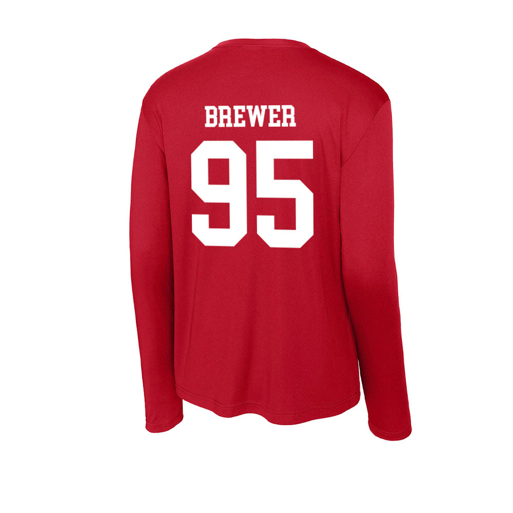 New Mexico - NCAA Football : Colby Brewer - Activewear Long Sleeve T-Shirt-1