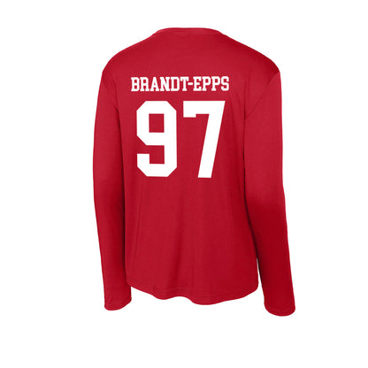 New Mexico - NCAA Football : Devin Brandt-Epps - Activewear Long Sleeve T-Shirt-1