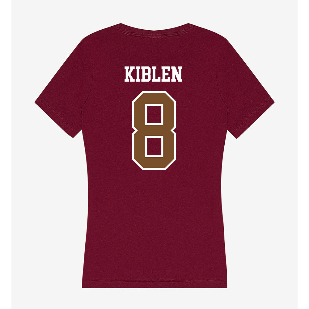 Montana - NCAA Softball : Kaci Kiblen - Women's V-Neck T-Shirt-1
