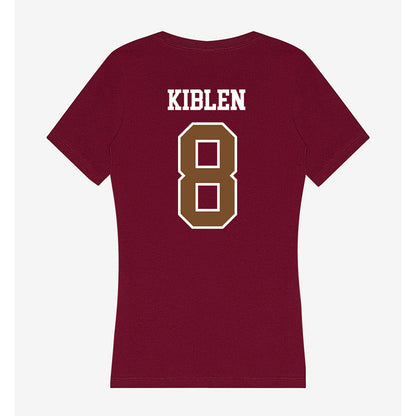Montana - NCAA Softball : Kaci Kiblen - Women's V-Neck T-Shirt-1