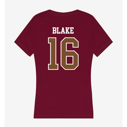 Montana - NCAA Women's Volleyball : Mylee Blake - Women's V-Neck T-Shirt-1