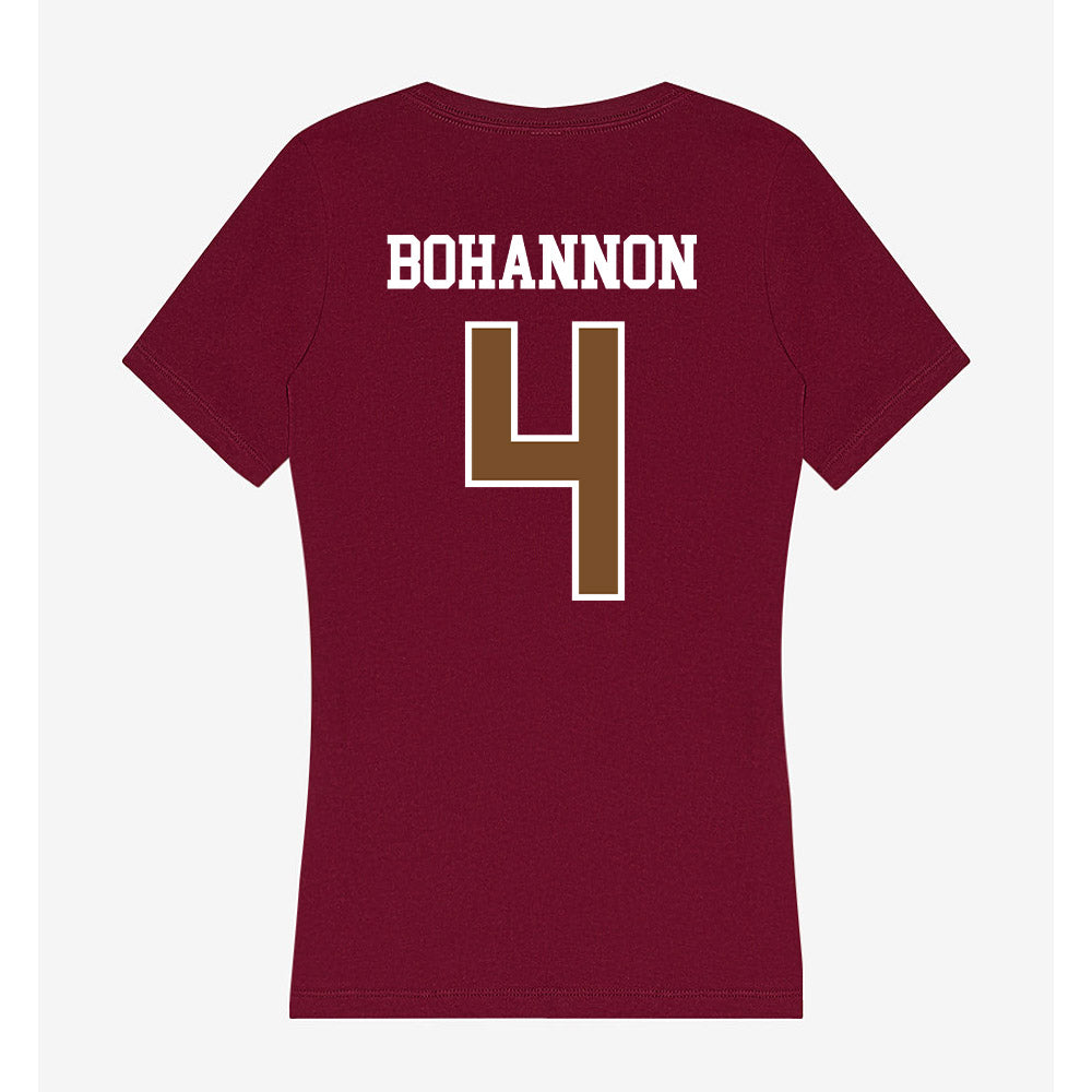 Montana - NCAA Football : Blake Bohannon - Women's V-Neck T-Shirt-1