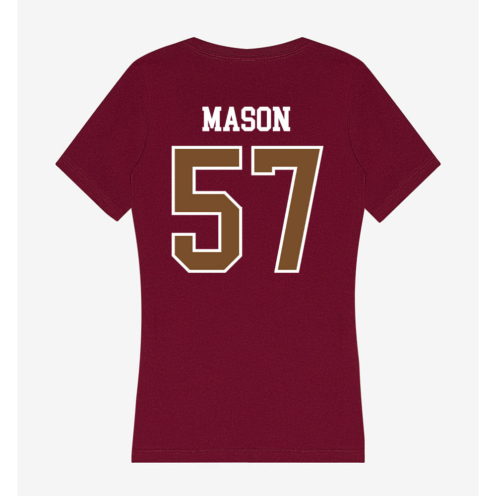 Montana - NCAA Football : Jake Mason - Women's V-Neck T-Shirt-1