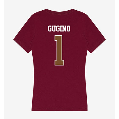 Montana - NCAA Softball : Layla Gugino - Women's V-Neck T-Shirt-1