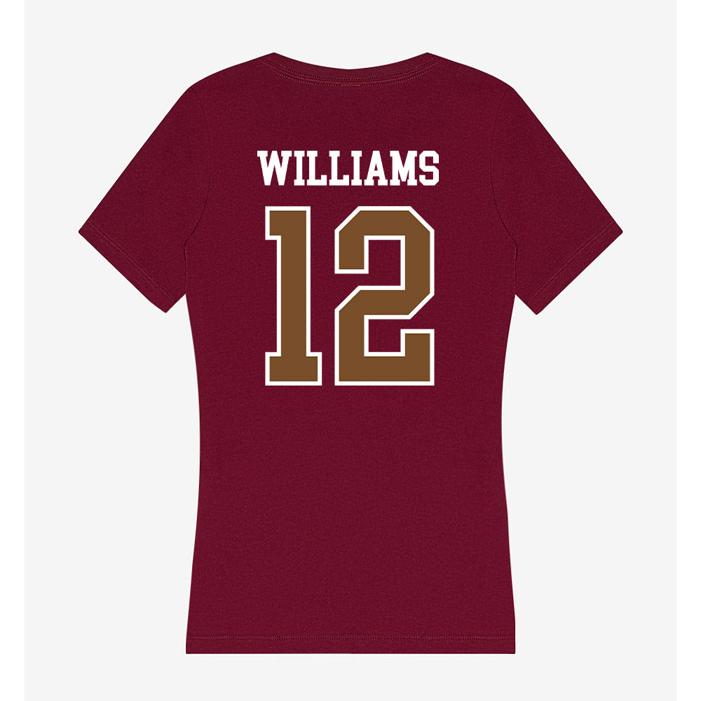 Montana - NCAA Women's Volleyball : Emma Williams - Women's V-Neck T-Shirt-1