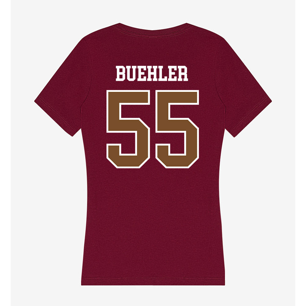 Montana - NCAA Football : Austin Buehler - Women's V-Neck T-Shirt-1