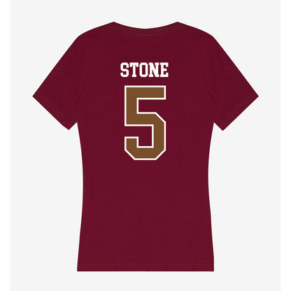 Montana - NCAA Women's Volleyball : Alex Stone - Women's V-Neck T-Shirt-1