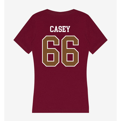 Montana - NCAA Football : Brandon Casey - Women's V-Neck T-Shirt-1