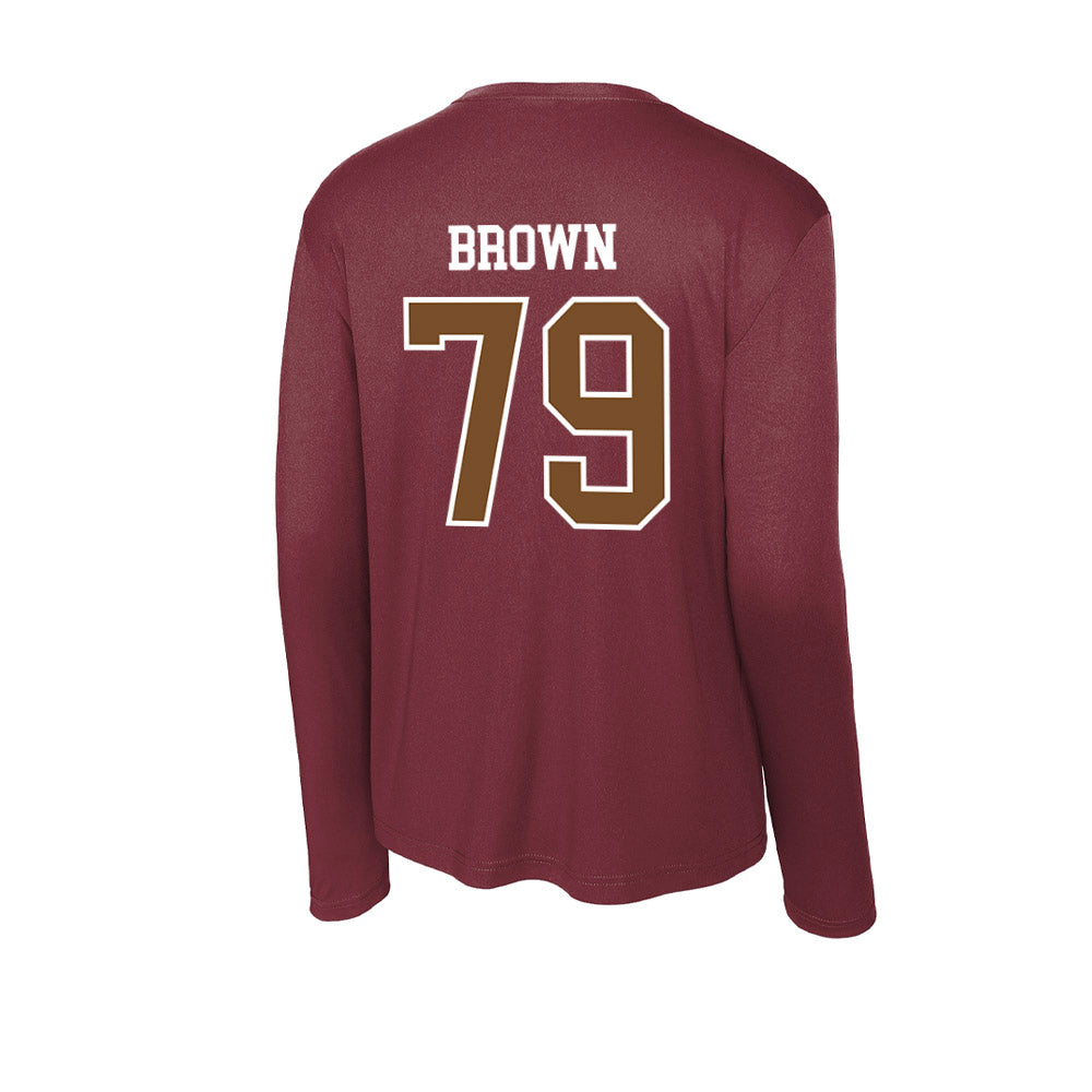 Montana - NCAA Football : Liam Brown - Activewear Long Sleeve T-Shirt-1