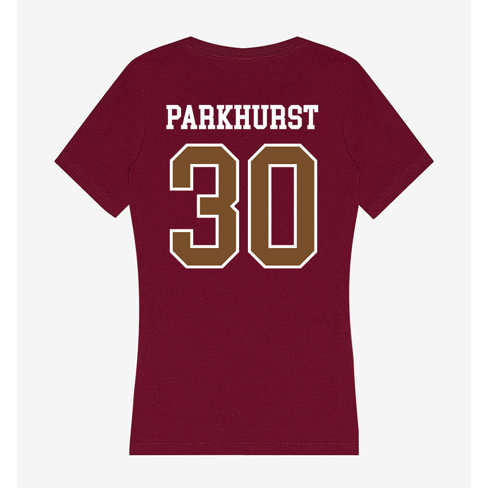 Montana - NCAA Women's Soccer : Mia Parkhurst - Women's V-Neck T-Shirt-1