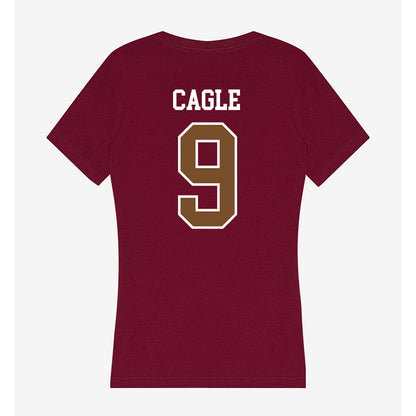 Montana - NCAA Women's Volleyball : Gracie Cagle - Women's V-Neck T-Shirt-1