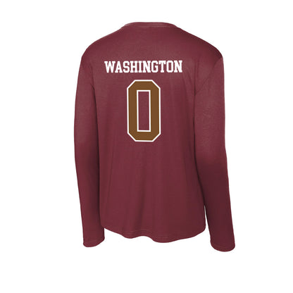 Montana - NCAA Women's Basketball : Zoey Washington - Activewear Long Sleeve T-Shirt-1