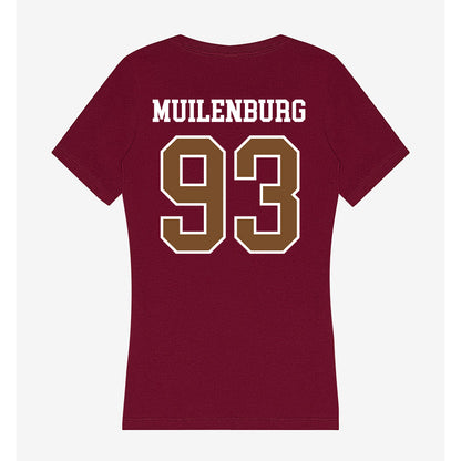 Montana - NCAA Football : Cole Muilenburg - Women's V-Neck T-Shirt-1