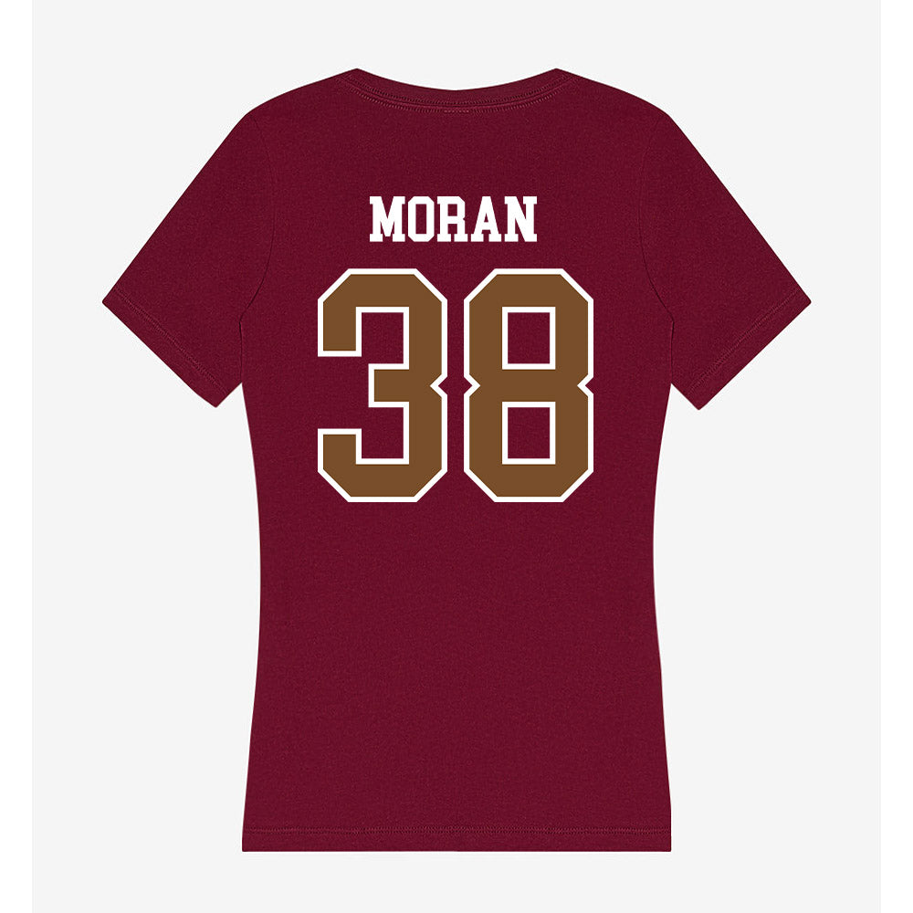 Montana - NCAA Football : Caleb Moran - Women's V-Neck T-Shirt-1