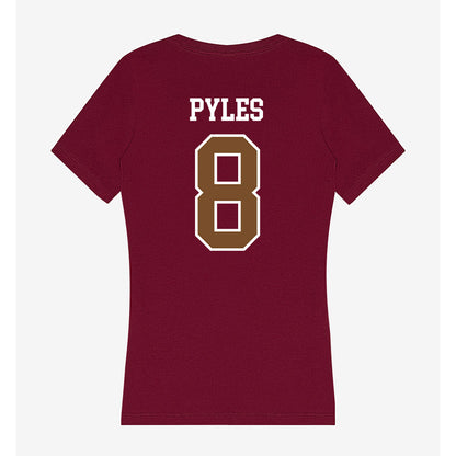Montana - NCAA Women's Volleyball : Maddie Pyles - Women's V-Neck T-Shirt-1