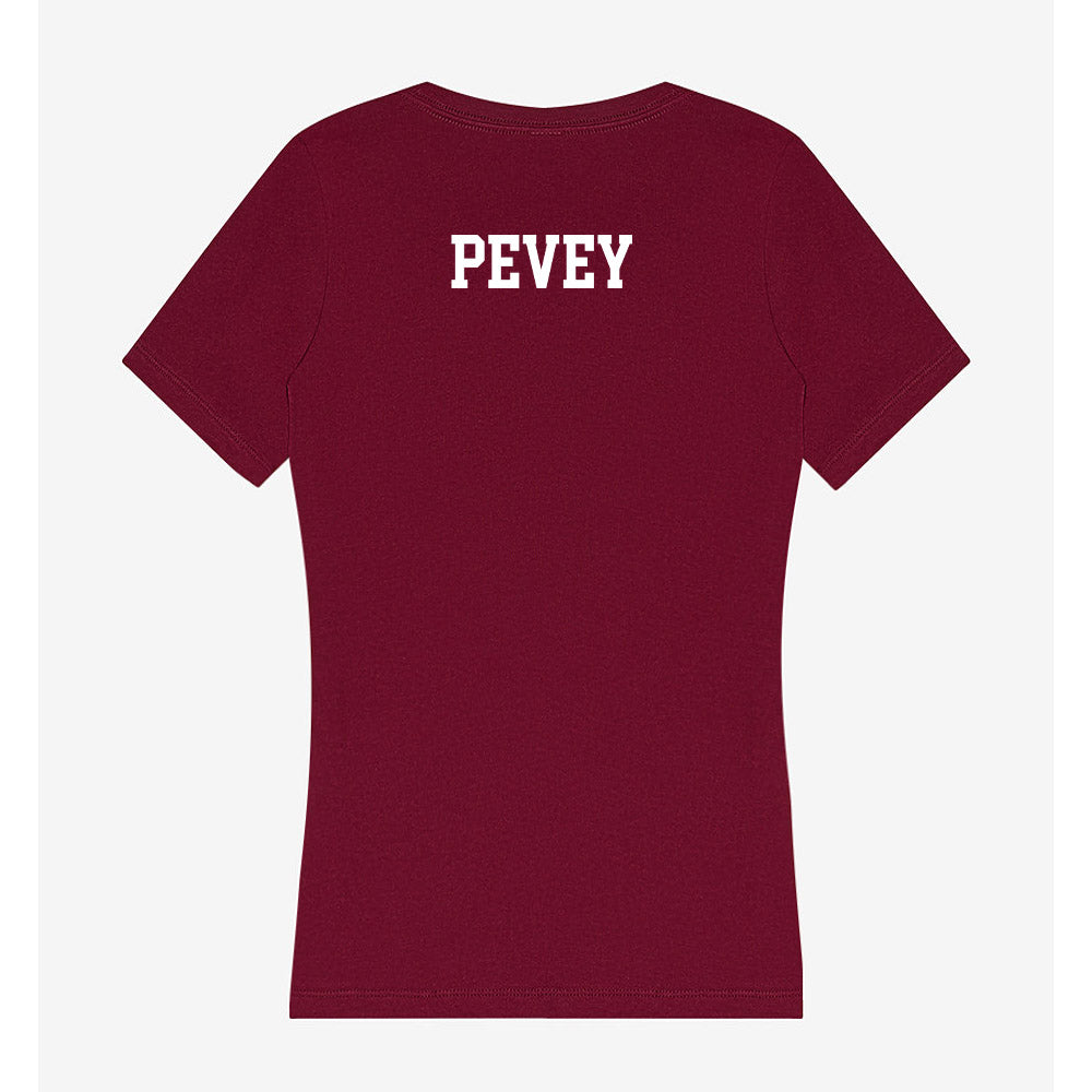 Montana - NCAA Women's Track & Field : Jaidyn Pevey - Women's V-Neck T-Shirt-1