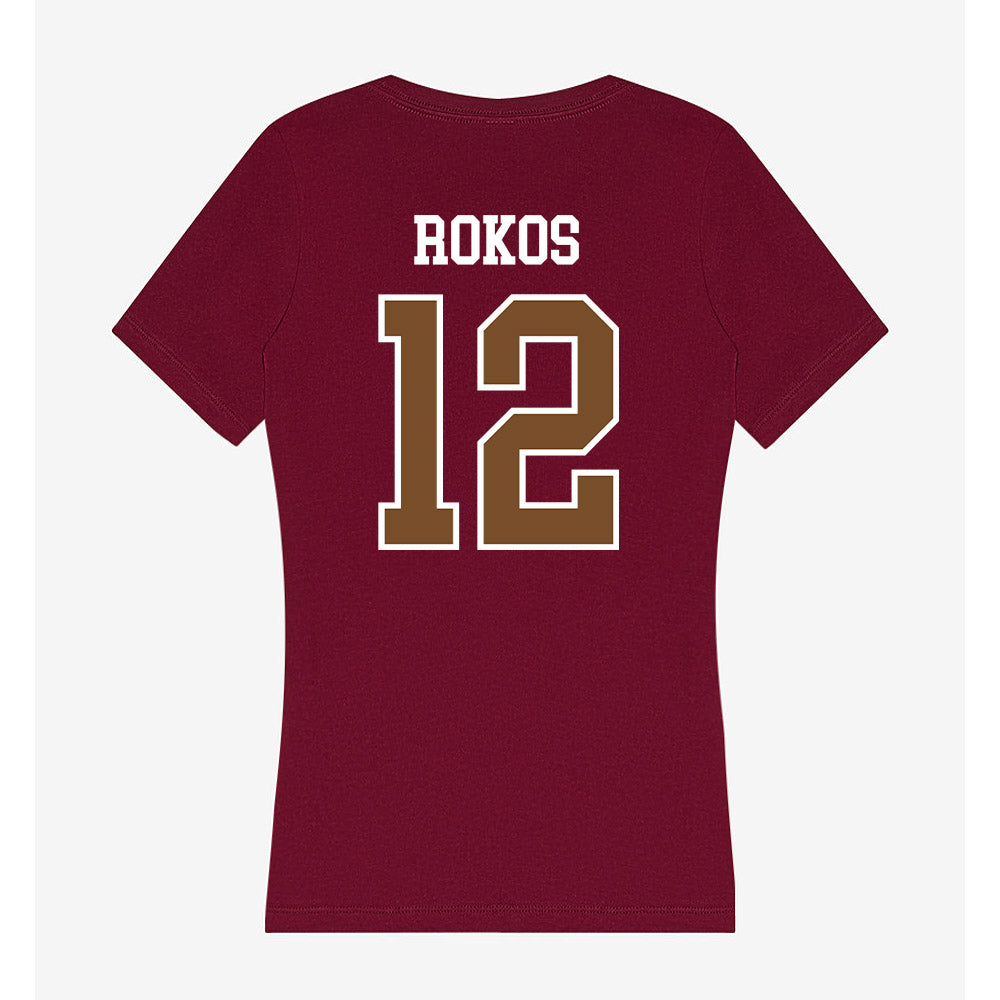 Montana - NCAA Women's Soccer : Lucie Rokos - Women's V-Neck T-Shirt-1