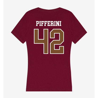 Montana - NCAA Football : Giovanni Pifferini - Women's V-Neck T-Shirt-1
