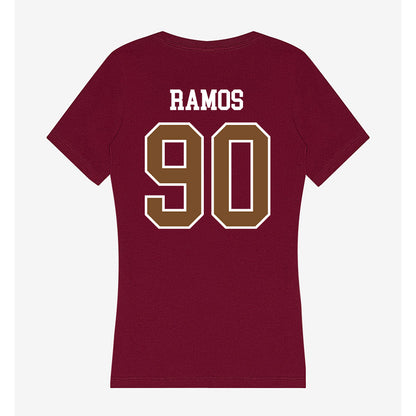 Montana - NCAA Football : Jareb Ramos - Women's V-Neck T-Shirt-1