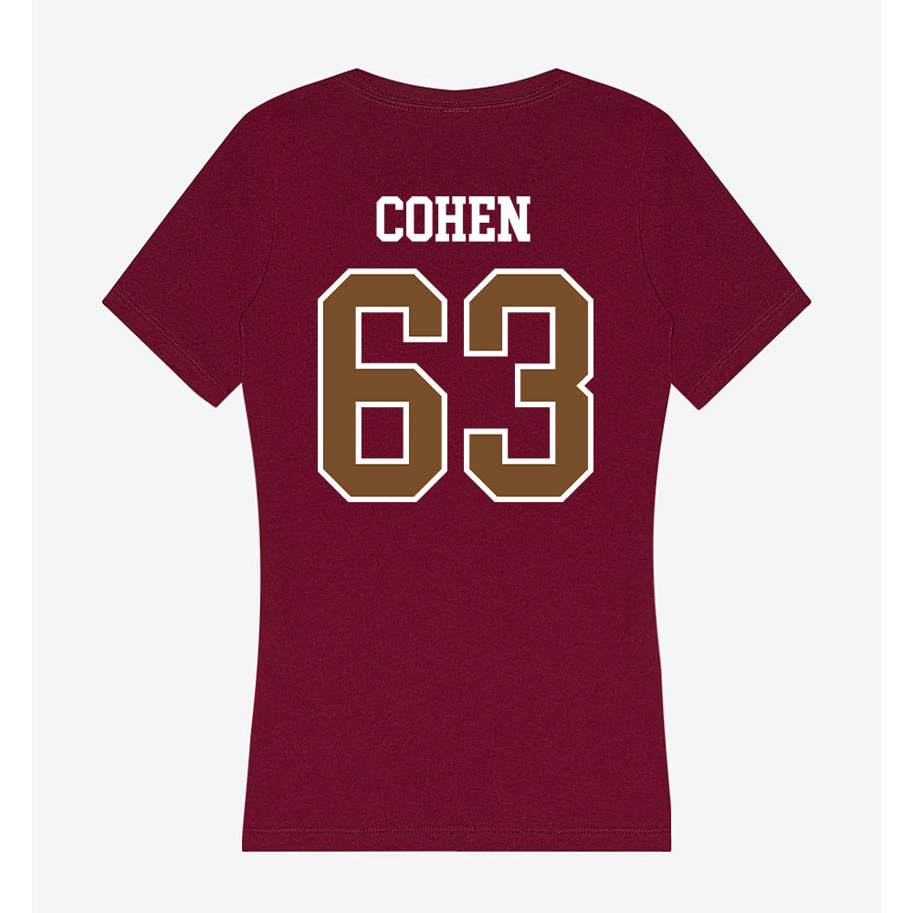 Montana - NCAA Football : Dylan Cohen - Women's V-Neck T-Shirt-1