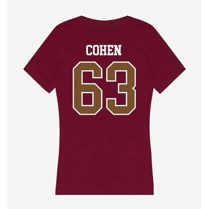 Montana - NCAA Football : Dylan Cohen - Women's V-Neck T-Shirt-1