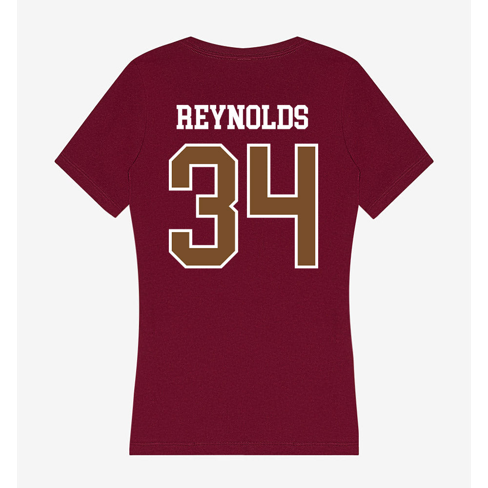 Montana - NCAA Football : Talen Reynolds - Women's V-Neck T-Shirt-1