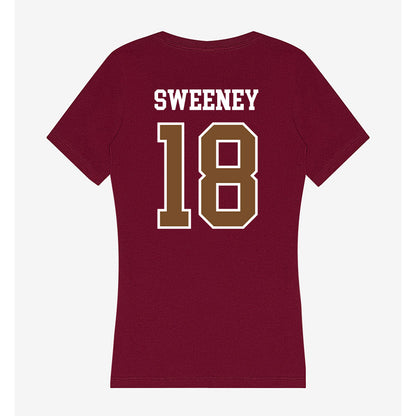Montana - NCAA Softball : Sveva Sweeney - Women's V-Neck T-Shirt-1