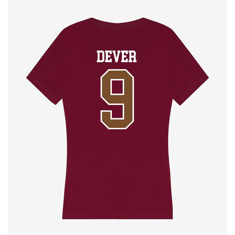Montana - NCAA Football : Jordan Dever - Women's V-Neck T-Shirt-1