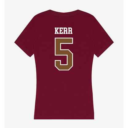 Montana - NCAA Women's Soccer : Caylee Kerr - Women's V-Neck T-Shirt-1