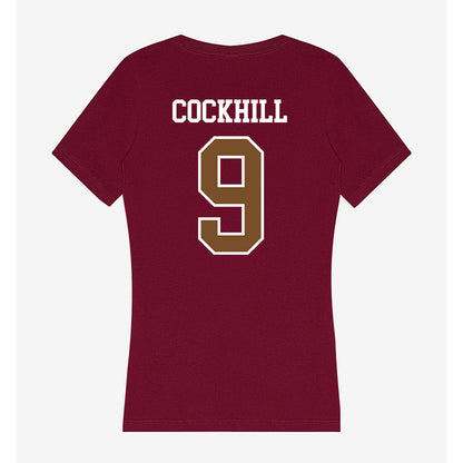 Montana - NCAA Softball : Anna Cockhill - Women's V-Neck T-Shirt-1