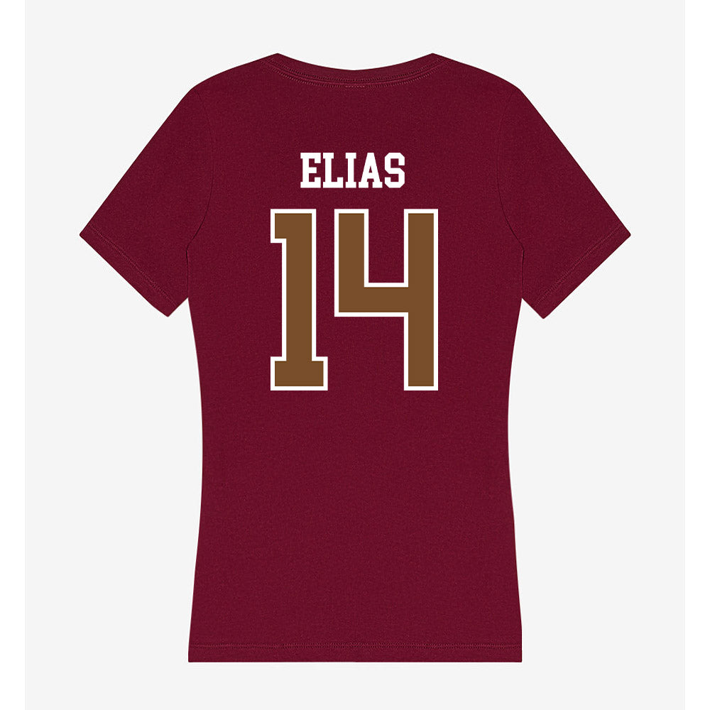 Montana - NCAA Softball : Audri Elias - Women's V-Neck T-Shirt-1