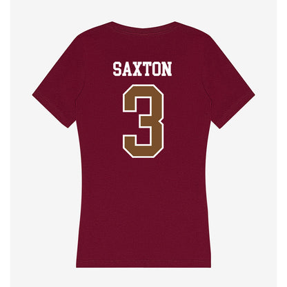Montana - NCAA Softball : Chloe Saxton - Women's V-Neck T-Shirt-1