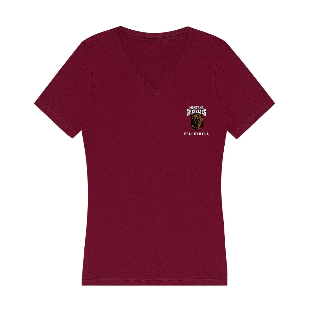 Montana - NCAA Women's Volleyball : Sydney Pierce - Women's V-Neck T-Shirt-0